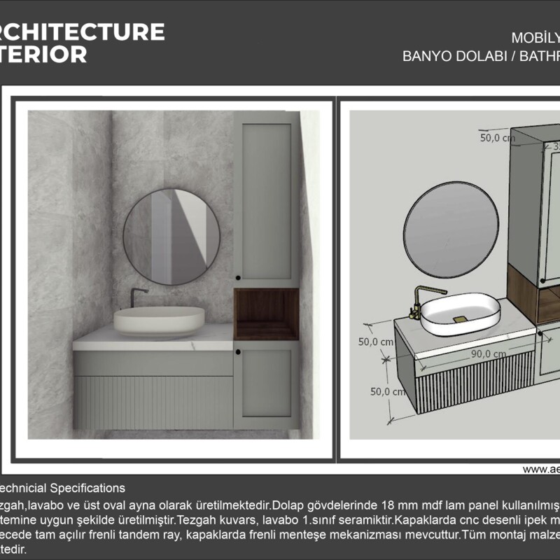 BANYO DOLABI BD-002